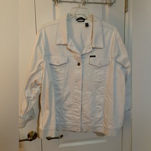 Izod Women's White Jean Jacket